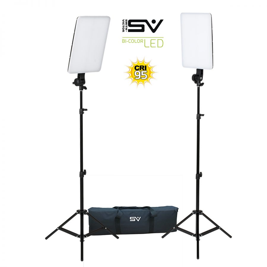 Smith-Victor Slim Panel Kits with Battery Kit Option